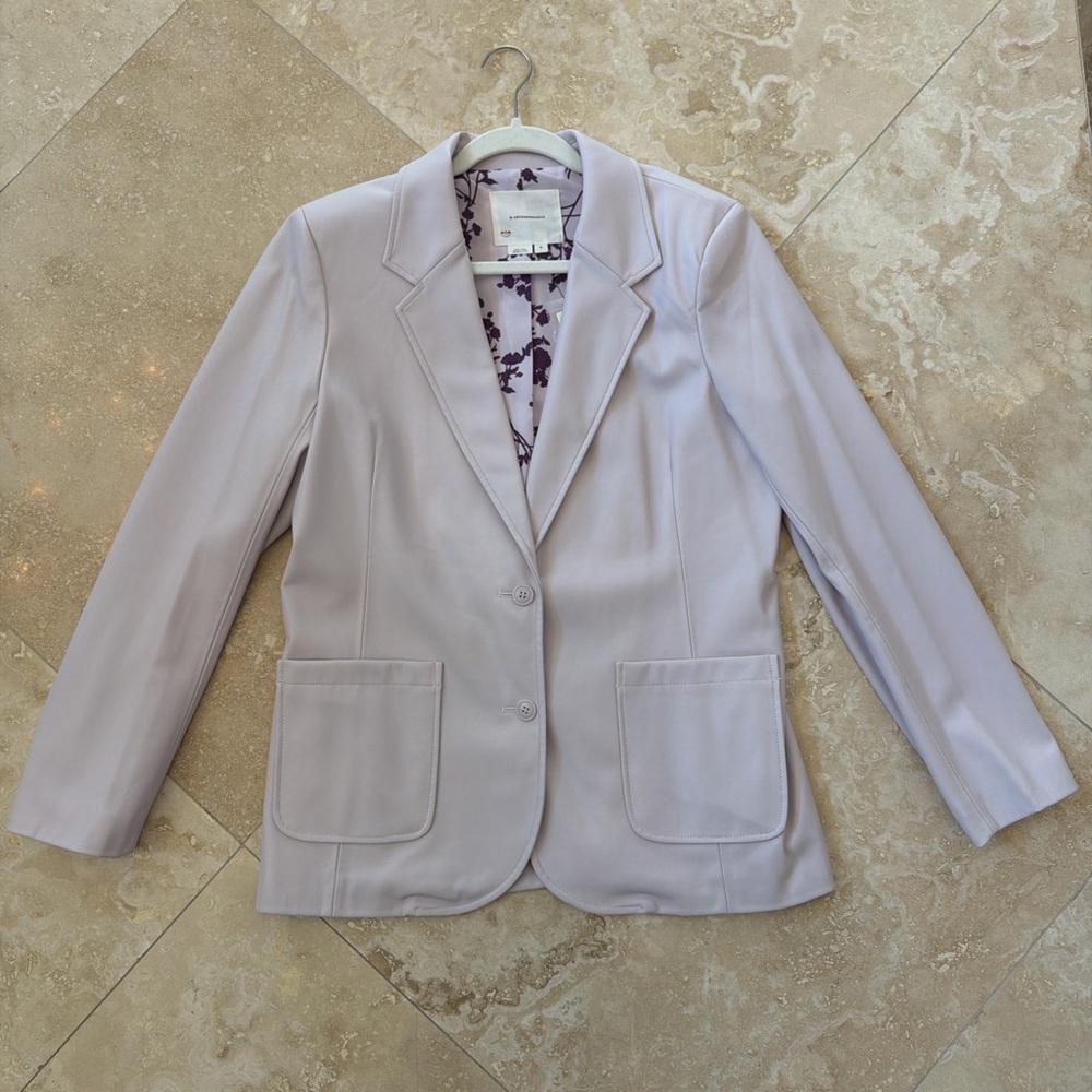 Anthropologie Lavender Blazer